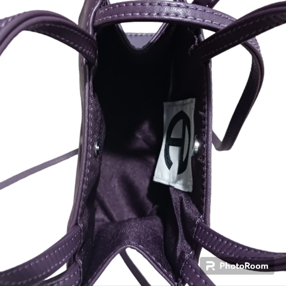 SOLD Telfar Small Shopping Bag Eggplant - Picture 12 of 15